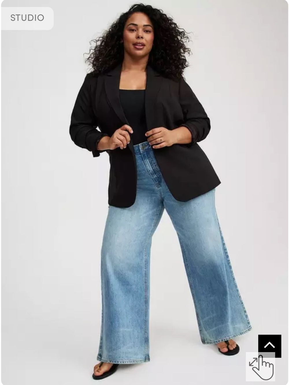 NWOT - Cutaway Blazer by Torrid